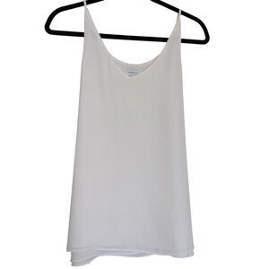 REITMANS Sleeveless Thin Strap White Top Women's Size M